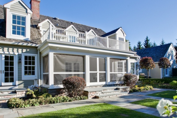 exterior screened in porch addition